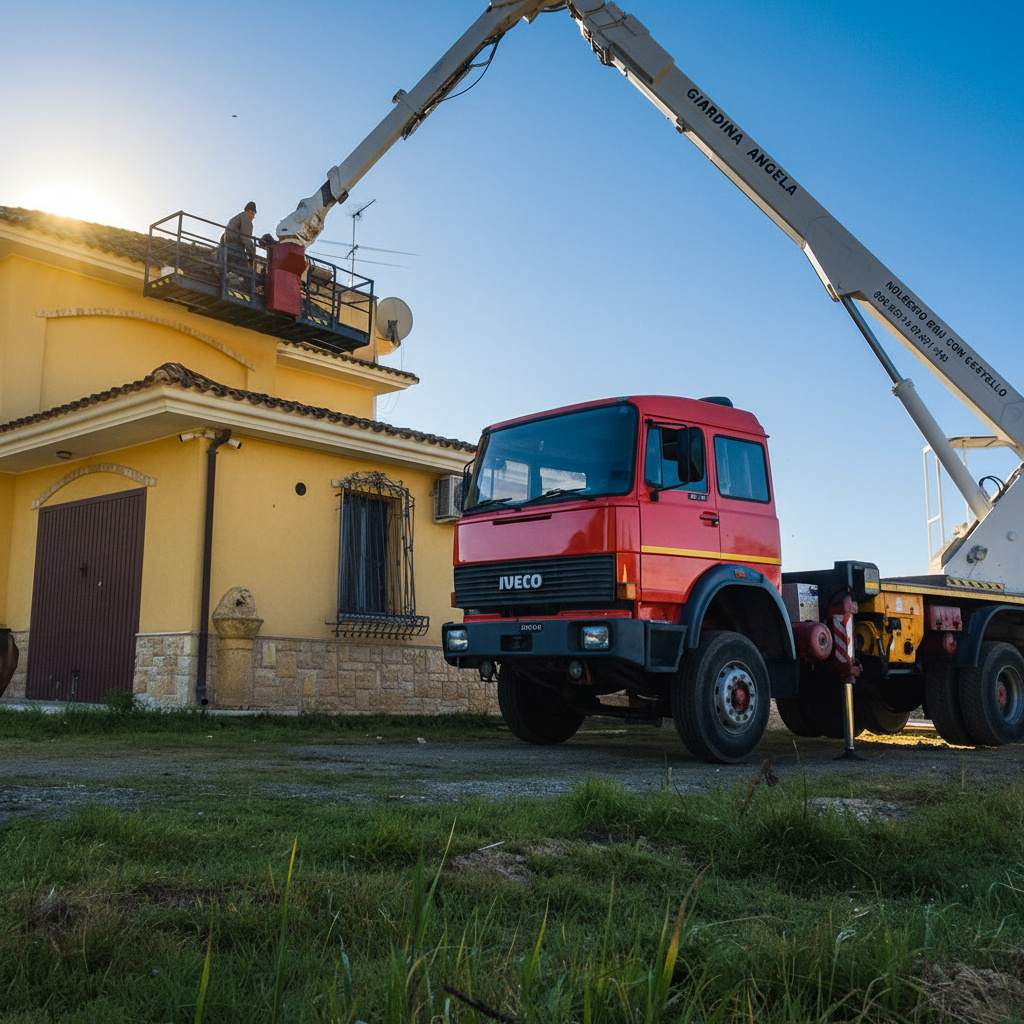 Cestello professionale 28 metri - Alta quota